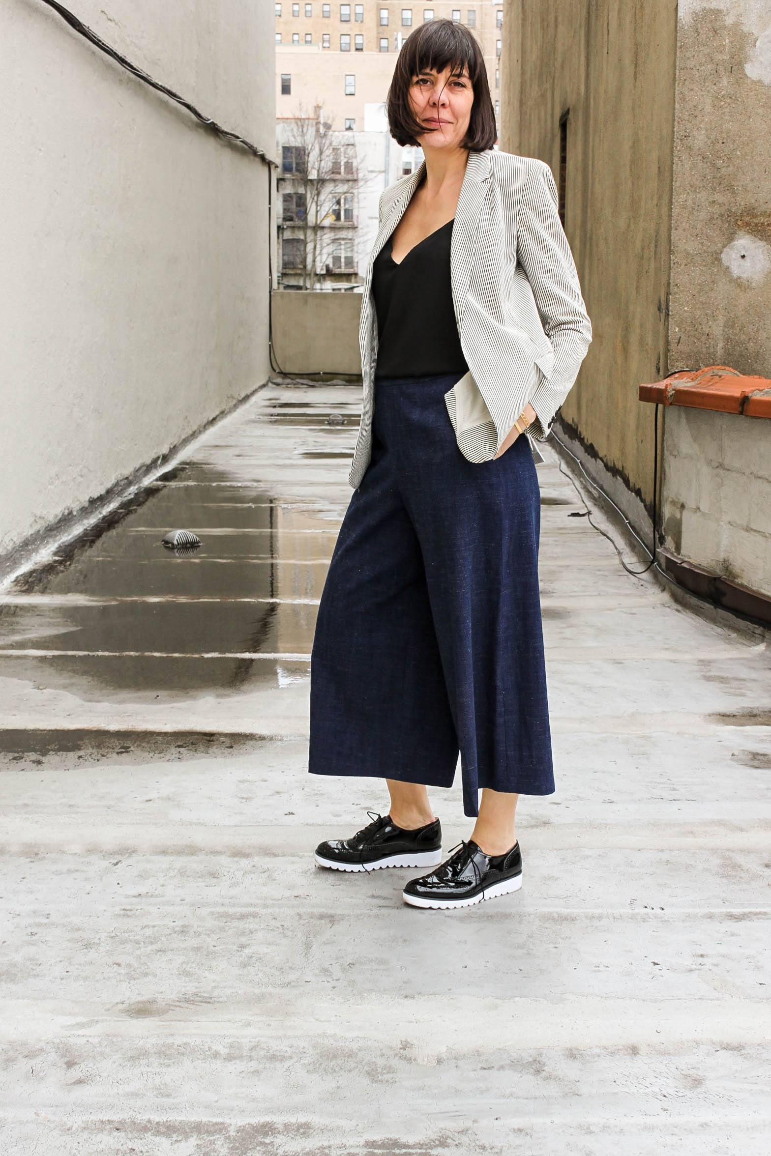 Winter culottes stylin' — Noble & Daughter
